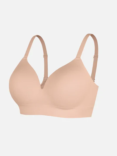 Wireless Seamless Push-Up V-neck Bra - Image 27