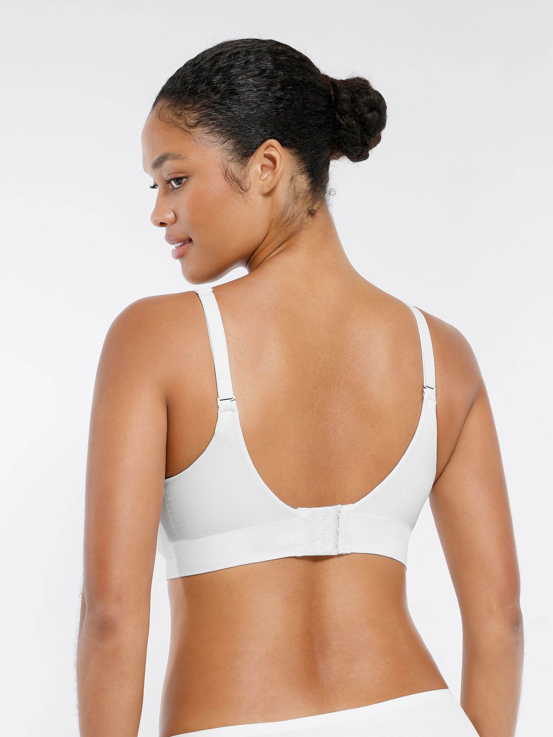 Wireless Seamless Push-Up V-neck Bra - Image 33