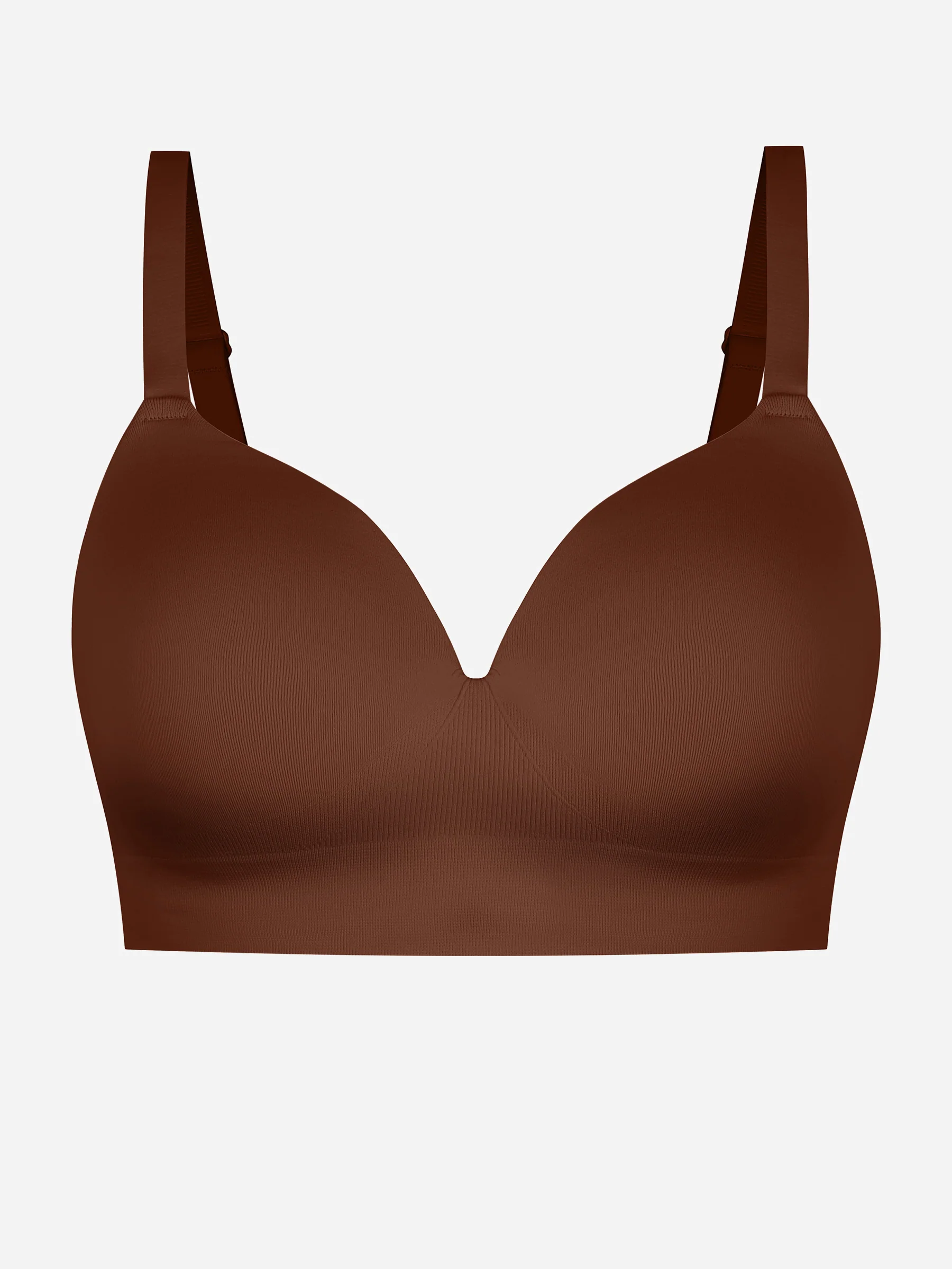 Wireless Seamless Push-Up V-neck Bra - Image 54